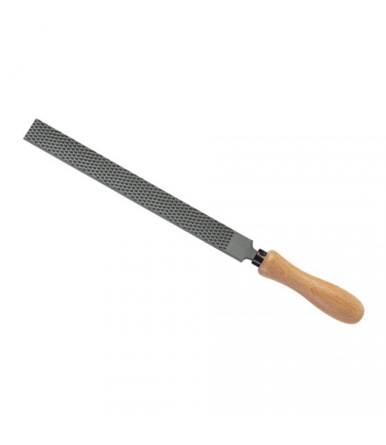 Rape à bois plate avec manche bi-matière - Moyenne piqûre - 250 mm - MOB