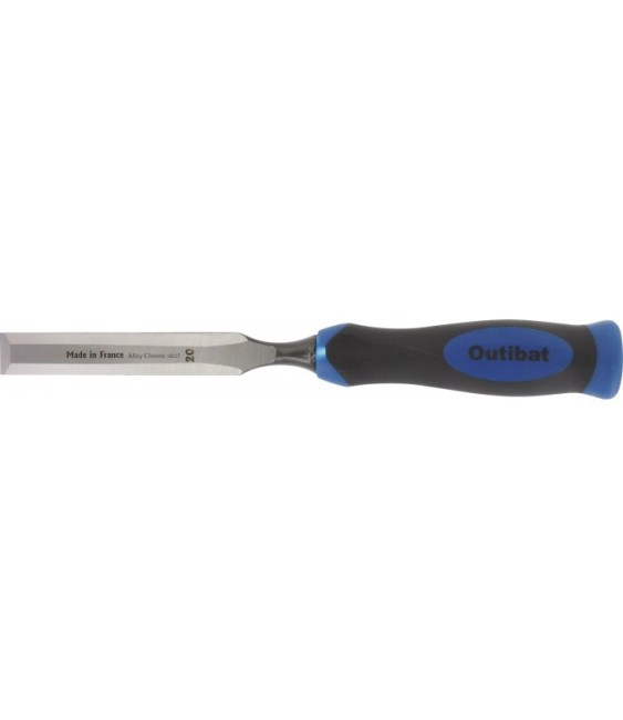 Ciseaux à bois - Manche bi-matière - 12 mm - OUTIBAT