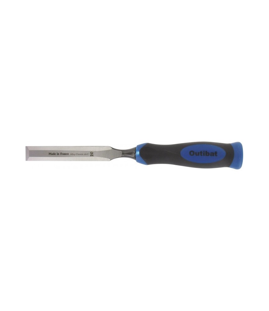 Ciseaux à bois - Manche bi-matière - 6 mm - OUTIBAT