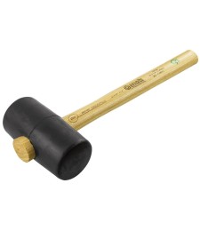 Maillet en caoutchouc dur - 55 mm - Noir - MOB