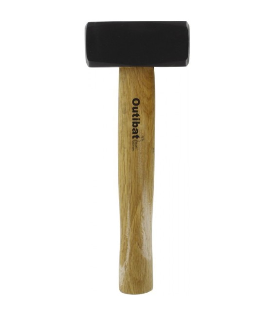 Massette carrée avec manche en bois - 1 Kg - OUTIBAT