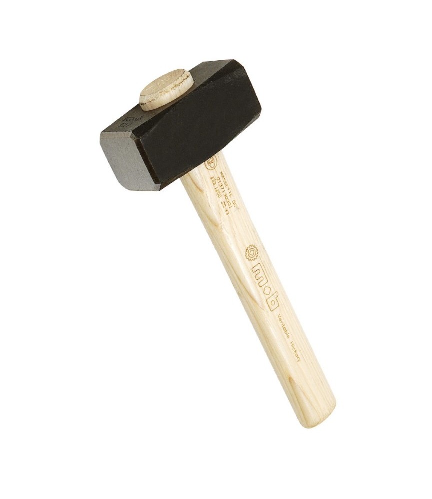 Massette conique avec angles abattus - Manche en bois - 1 Kg - MOB