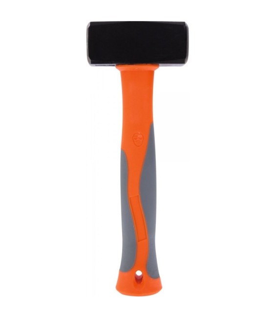 Massette carrée avec angles abattus - Manche tri-matière - 1 Kg - MASTER TOOLS