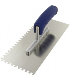 Platoir denté sur 2 côtés - Bi-matière - 6 c 6 mm - OUTIBAT