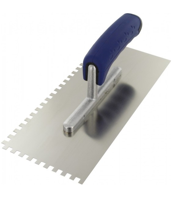 Platoir denté sur 2 côtés - Bi-matière - 6 c 6 mm - OUTIBAT