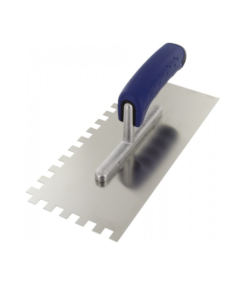 Platoir denté sur 2 côtés - Bi-matière - 10 x 10 mm - OUTIBAT Platoir denté sur 2 côtés - Bi-matière - 10 x 10 mm - OUTIBAT