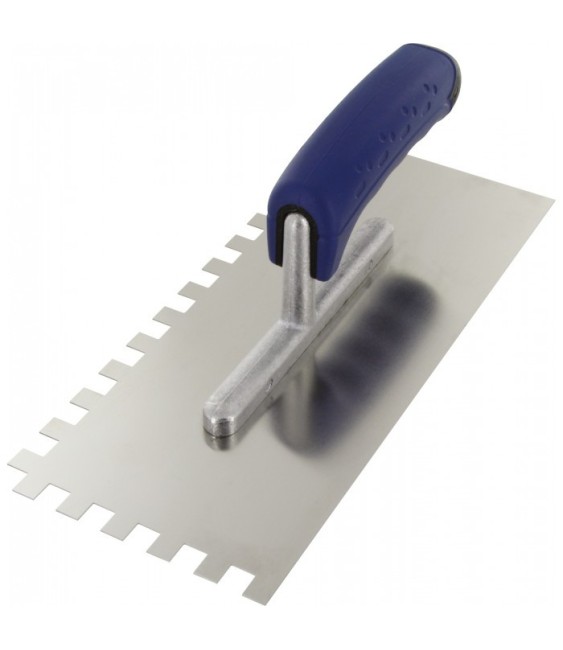 Platoir denté sur 2 côtés - Bi-matière - 10 x 10 mm - OUTIBAT