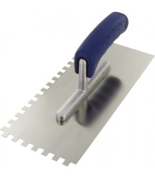 Platoir denté sur 2 côtés - Bi-matière - 8 x 8 mm - OUTIBAT