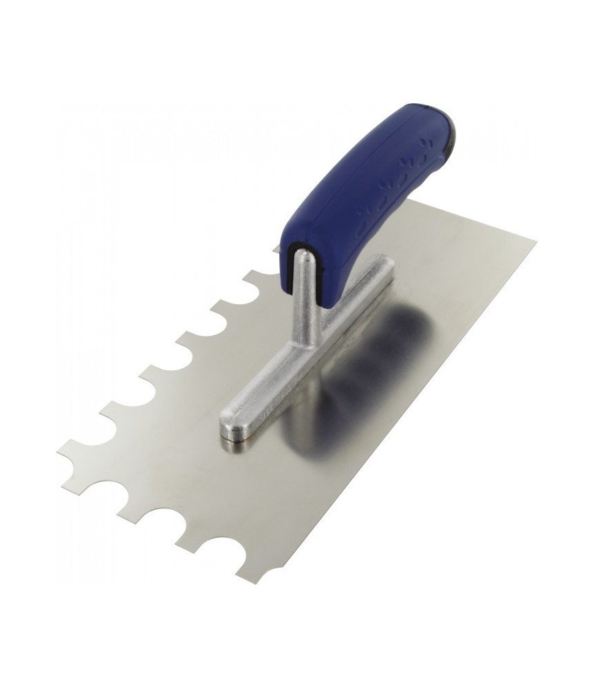 Platoir denté sur 2 côtés - Denture demi-ronde - Bi-matière - 20 x 10 x 15 mm - OUTIBAT Platoir denté sur 2 côtés - Denture demi-ronde - Bi-matière - 20 x 10 x 15 mm - OUTIBAT