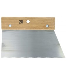 Couteau à colle avec denture pointu - 250 g/m² - 200 mm - OUTIBAT