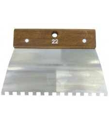Peigne en acier Cambre - 22 cm - Denture carrée 8 x 8 mm - 10 x 10 mm - OUTIBAT