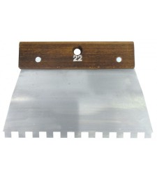 Peigne en acier Cambre - 22 cm - Denture carrée 10 x 10 mm - 8 x 8 mm - OUTIBAT