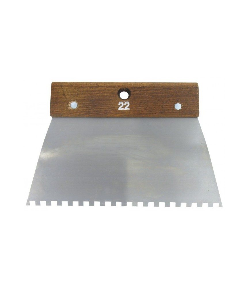 Peigne en acier Cambre - 22 cm - Denture carrée 6 x 6 mm - 6 x 6 mm - OUTIBAT