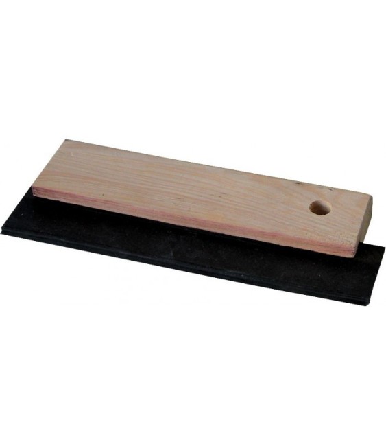 Raclette de carreleur - Caoutchouc / Bois - 27 cm - OUTIBAT