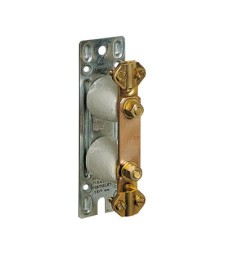 Borne de terre basse en platine métal - COSGA - 150 x 45 mm - LEGRAND