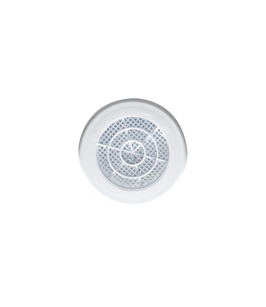 Grille à clip - Plastique - Blanc - Diamètre 103 mm - DMO