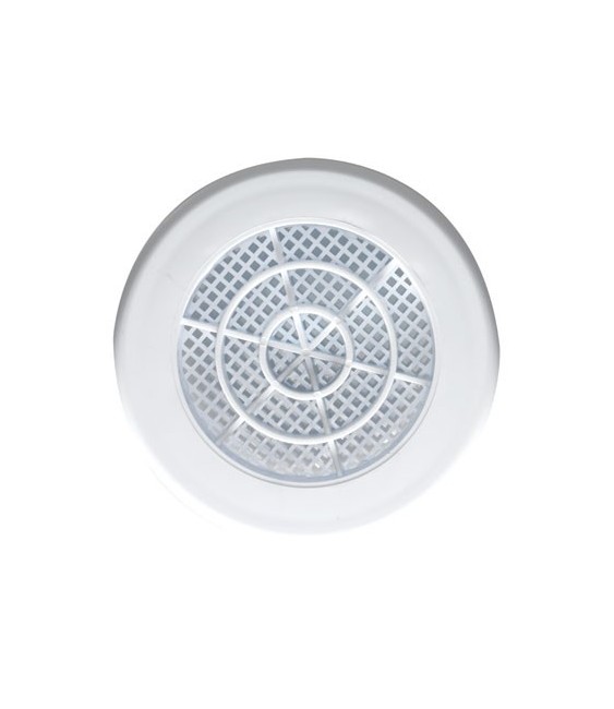 Grille à clip - Plastique - Blanc - Diamètre 103 mm - DMO