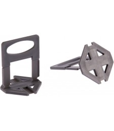 Sachet de 300 bases de croisillons auto-nivelant - 1 mm - OUTIBAT
