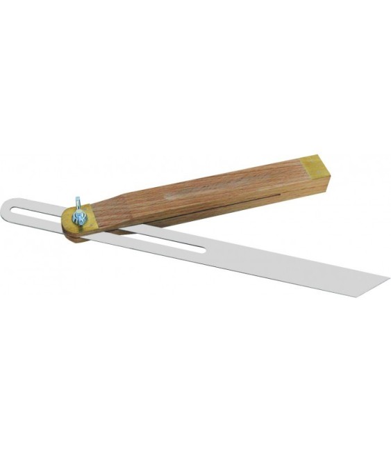 Fausse équerre avec talon en bois - 250 mm - OUTIBAT