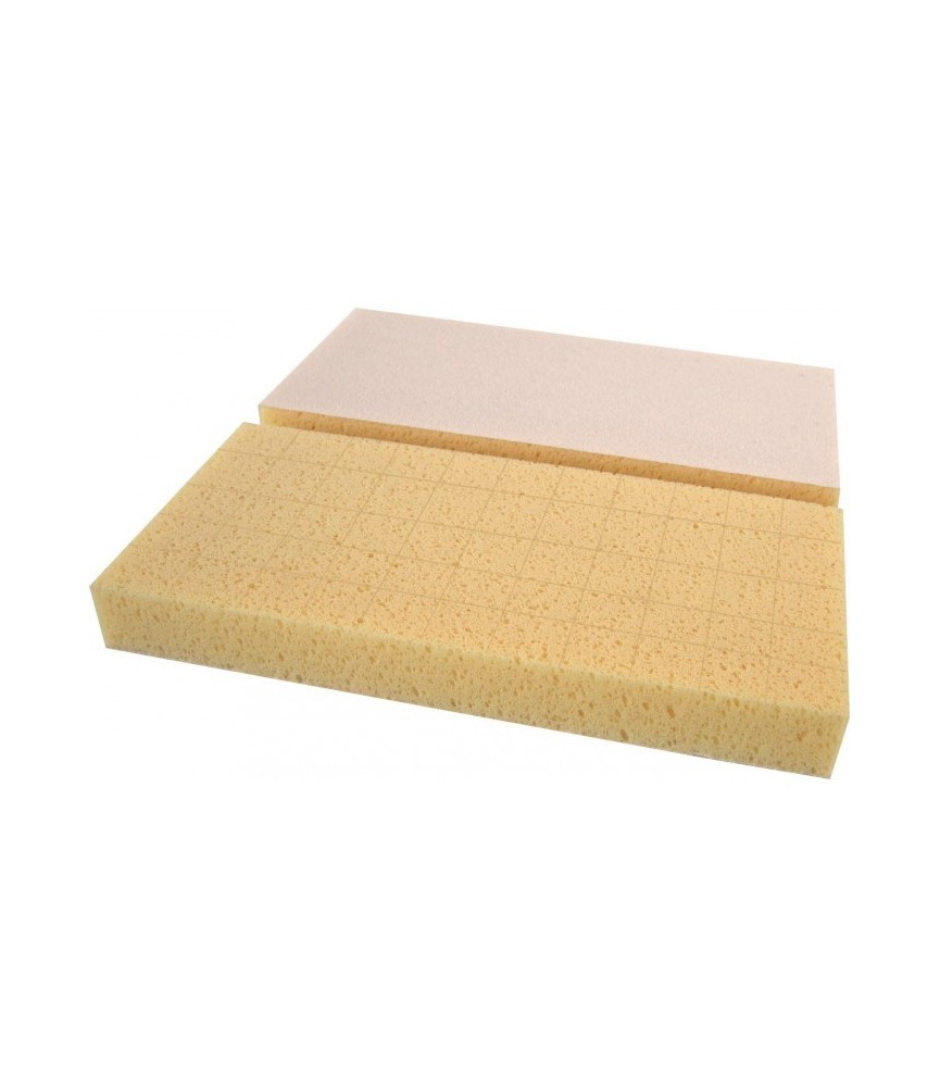 Éponge de chantier avec agrippant - Quadrillée - 14 cm - OUTIBAT Éponge de chantier avec agrippant - Quadrillée - 14 cm - OUTIBAT