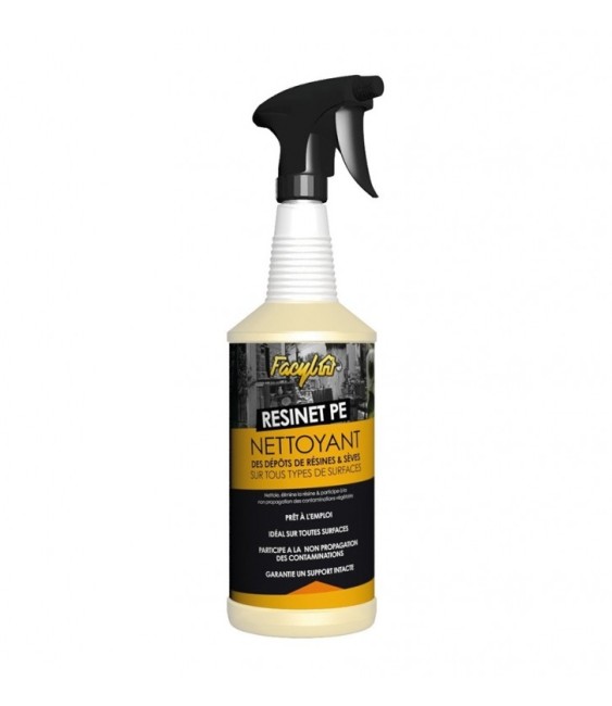 Nettoyant des dépots de résines et sèves - RESINET PE - 1 L - FACYL