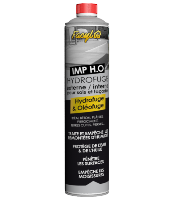 Hydrofuge / oléofuge externe et interne pour sols et façades - IMP H.O - 750 ml - FACYL
