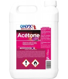 Acétone : Dissolvant pour vernis et peinture - 5 L - ONYX