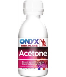 Acétone : Dissolvant pour vernis et peinture - 190 ml - ONYX