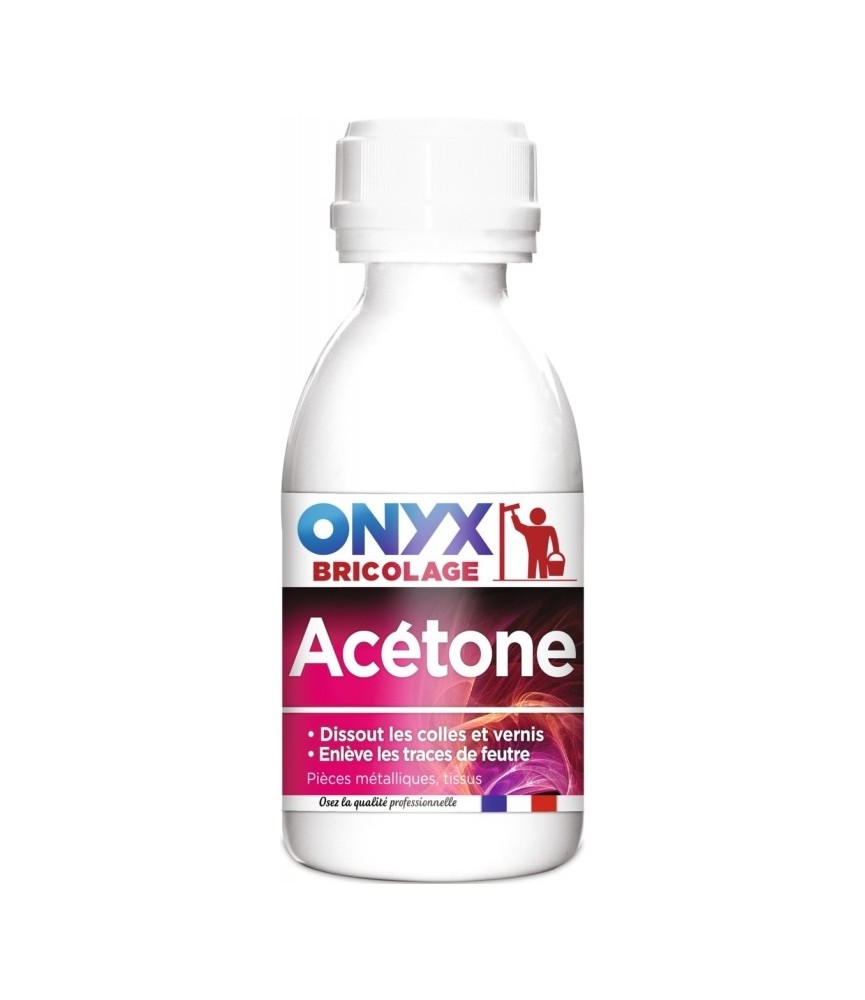 Acétone : Dissolvant pour vernis et peinture - 190 ml - ONYX Acétone : Dissolvant pour vernis et peinture - 190 ml - ONYX