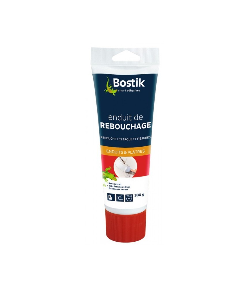 Enduit de rebouchage en pâte - Intérieur - 330 Grs - BOSTIK Enduit de rebouchage en pâte - Intérieur - 330 Grs - BOSTIK