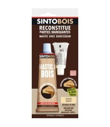 Reconstitue bois pour parties manquantes (angles, gros trous) - Teinte sapin - 80 Grs - SINTO