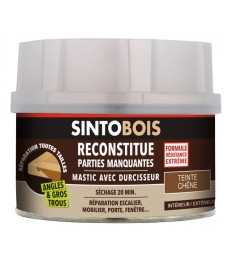 Reconstitue bois pour parties manquantes (angles, gros trous) - Teinte Chêne - 550 Grs - SINTO