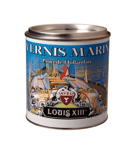 Vernis marin - Incolore - Tous bois - 500 ml - AVEL