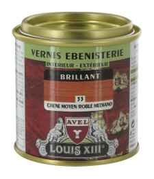Vernis ébénisterie - Brillant - Chêne moyen - 125 ml - AVEL