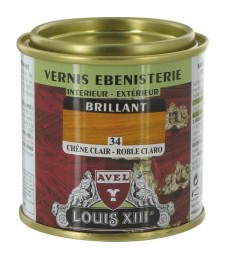 Vernis ébénisterie - Brillant - Chêne clair - 125 ml - AVEL