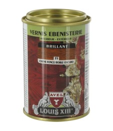 Vernis ébénisterie - Brillant - Chêne foncé - 250 ml - AVEL