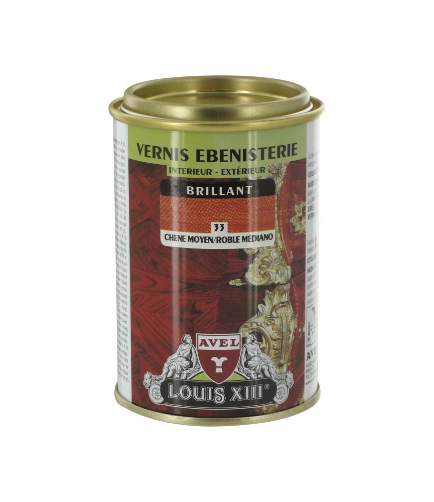 Vernis ébénisterie - Brillant - Chêne moyen - 250 ml - AVEL Vernis ébénisterie - Brillant - Chêne moyen - 250 ml - AVEL