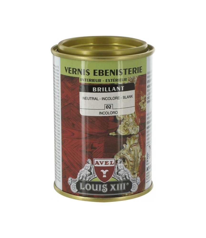 Vernis ébénisterie - Brillant - Incolore - 250 ml - AVEL