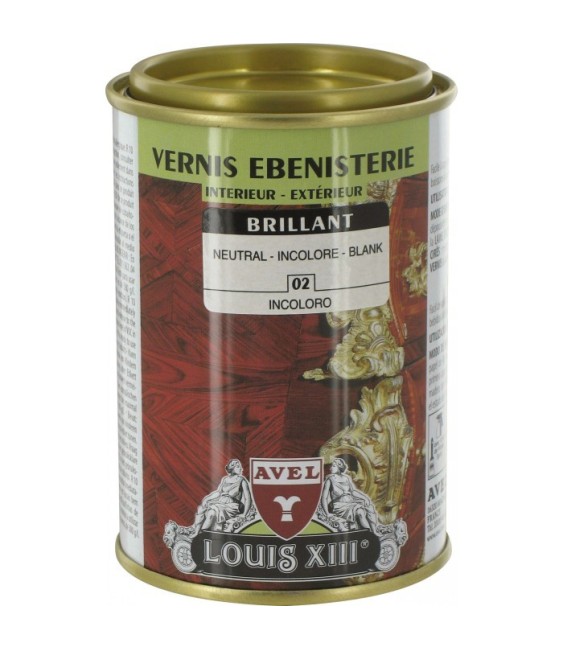 Vernis ébénisterie - Brillant - Incolore - 250 ml - AVEL