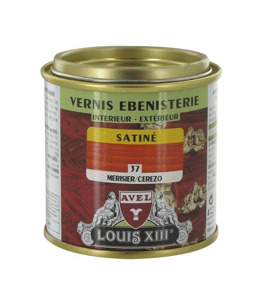 Vernis ébénisterie - Satiné - Merisier - 125 ml - AVEL