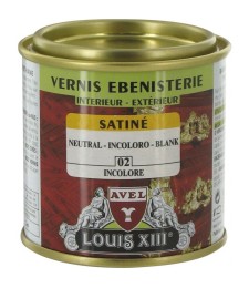 Vernis ébénisterie - Satiné - Incolore - 125 ml - AVEL