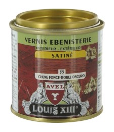 Vernis ébénisterie - Satiné - Chêne foncé - 125 ml - AVEL