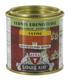 Vernis ébénisterie - Satiné - Chêne moyen - 125 ml - AVEL