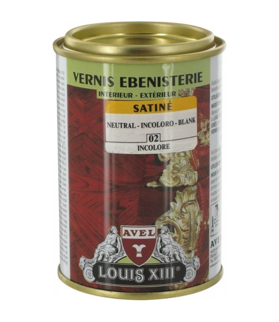Vernis ébénisterie - Satiné - Incolore - 250 ml - AVEL