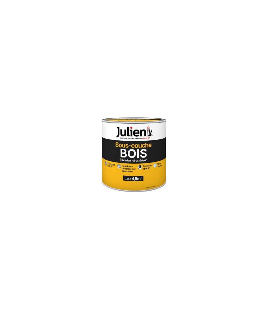 Sous-couche pour bois extérieur - 500 ml - JULIEN