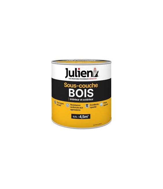 Sous-couche pour bois extérieur - 500 ml - JULIEN