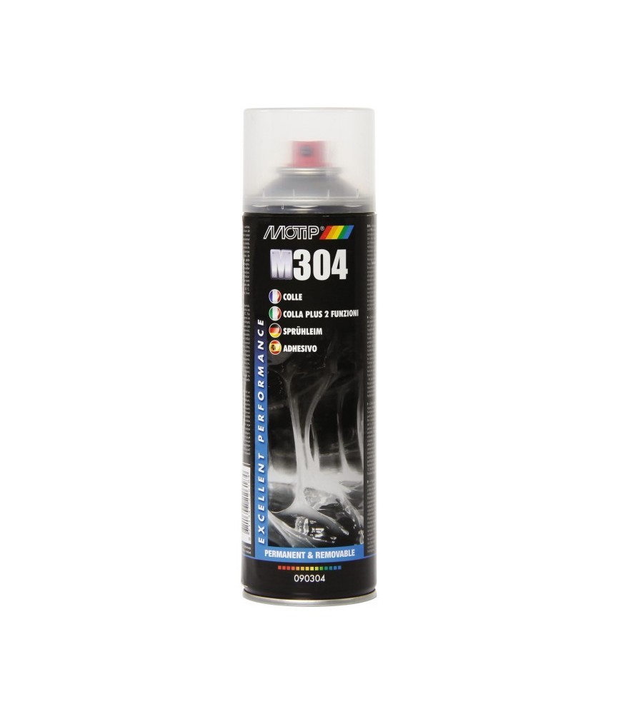 Colle repositionnable - Permanent ou temporaire - Aérosol de 500 ml - MOTIP Colle repositionnable - Permanent ou temporaire - Aérosol de 500 ml - MOTIP