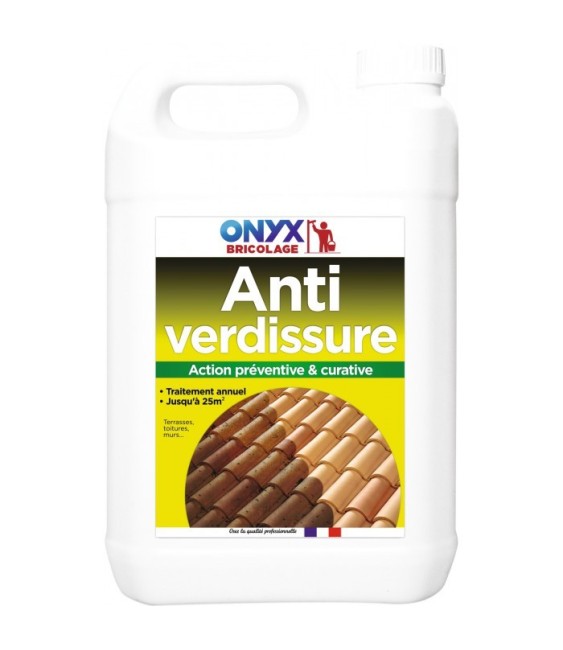Anti verdissure - Action préventive et curative - 5 L - ONYX