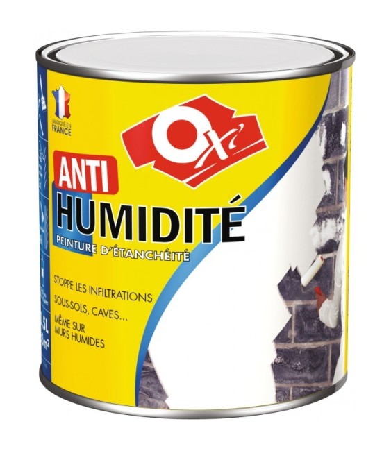 Peinture d'étanchéité - Anti-humidité - Blanc - 0.5 L - OXI
