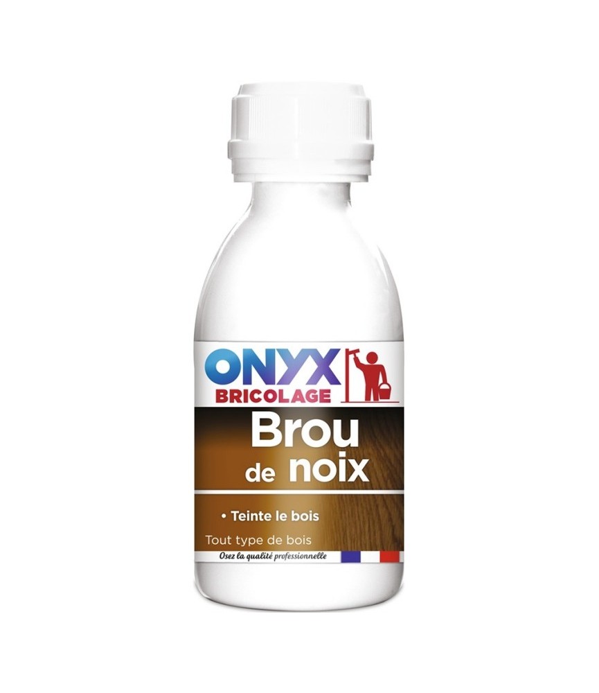 Dégraissant bois bruts et teinture - Brou de noix - 190 ml - ONYX Dégraissant bois bruts et teinture - Brou de noix - 190 ml - ONYX